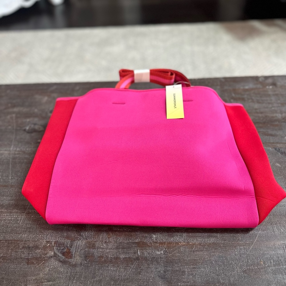 Summersalt Neoprene Tote NWT